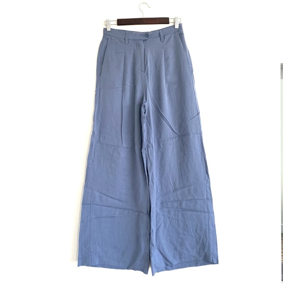 Something Else by Natalie Wood Pants - Light blue palazzo wide leg trousers